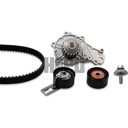 Set pompa apa curea dintata Set de distributie curea intinzator pompa de apa se potriveste. VOLVO C30 S40 II S60 II S80 II V4 CITROEN C3 II (SC_), Hatchback, 11.2009 - Hepu PK08031