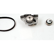 Set pompa apa curea dintata Set de distributie curea intinzator pompa de apa se potriveste. CITROEN BERLINGO BERLINGO-MINIVAN PEUGEOT PARTNER (5_, G_), Cadru de sprijin, 03.1997 - 07.2008 Hepu PK08710