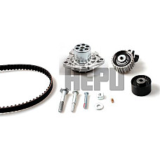 Set pompa apa curea dintata Set de distributie curea intinzator pompa de apa se potriveste. ALFA ROMEO 147 156 159 BRERA GIUL FIAT DOBLO (263_), Cargo, 02.2010 - Hepu PK10894