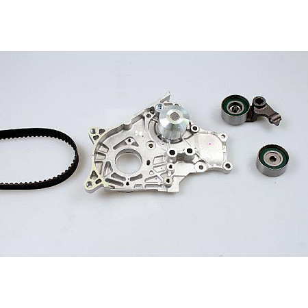 Set pompa apa curea dintata Set de sincronizare curea scripete pompa de apa TOYOTA AVENSIS COROLLA COROLLA VER TOYOTA COROLLA IX (_E12_), Hatchback, 01.2001 - 12.2007 Hepu PK77690