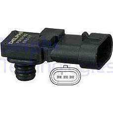Senzor.presiune supraalimentare Senzor de presiune la galeria de admisie 3 pin DACIA DOKKER DOKKER EXPRESS-MINIVA RENAULT GRAND SCENIC III (JZ0/1_), Dubita, 02.2009 - Delphi PS10142