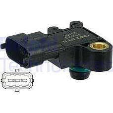 Senzor, presiune galerie admisie VAUXHALL ASTRA GTC Mk VI (P10), Hatchback, 10.2011 - 10.2015 Delphi PS10153