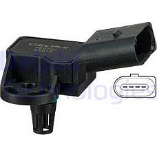 Senzor.presiune supraalimentare Senzor de presiune la galeria de admisie 4 pin se potriveste. AUDI A1 A1 CITY CARVER A2 A3 A3 AL VW SHARAN (7N1, 7N2), Dubita, 05.2010 - Delphi PS10161