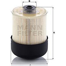 Filtru combustibil MERCEDES CITAN MIXTO DOUBLE CABIN CITAN MPV CITAN-MINIVAN W415 DACIA DOKKER DOKKER EXPRESS-MIN RENAULT CAPTUR I (J5_, H5_), Hatchback, 06.2013 - Mann-Filter PU 9011 z KIT