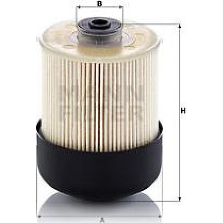 Filtru combustibil MERCEDES CITAN MIXTO DOUBLE CABIN CITAN MPV CITAN-MINIVAN W415 DACIA DOKKER DOKKER EXPRESS-MIN RENAULT CAPTUR I (J5_, H5_), Hatchback, 06.2013 - Mann-Filter PU 9011 z KIT