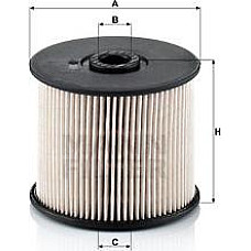 Filtru combustibil cu garnitura CITROEN BERLINGO BERLINGO-MINIVAN C4 I C5 C5 I C5 II C8 JUMPY XANTIA XSARA XSARA PEUGEOT PARTNER (5_, G_), Box/MPV, 06.1996 - Mann-Filter PU 830 x