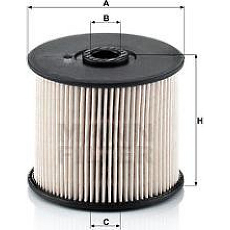 Filtru combustibil cu garnitura CITROEN BERLINGO BERLINGO-MINIVAN C4 I C5 C5 I C5 II C8 JUMPY XANTIA XSARA XSARA CITROEN XSARA Break (N2), Turism, 10.1997 - 03.2010 Mann-Filter PU 830 x