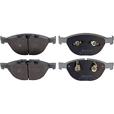 Set placute frana BMW 6 - II (E64), Sabrioleta, 03.2004 - 12.2010 QUARO QP4757
