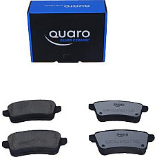 Set placute frana RENAULT GRAND SCENIC IV (R9_), Dubita, 09.2016 - QUARO QP0681C