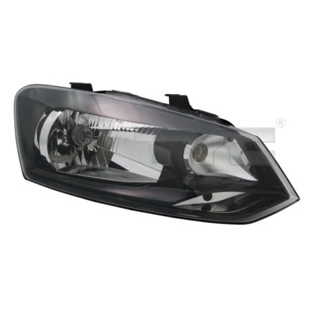 Far Lampa frontala Stanga H4 electric fara motoras culoare insert: negru VW POLO POLO IV POLO V TYC TYC 20-12034-05-2