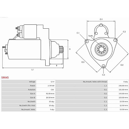 Electromotor AS-PL S9045