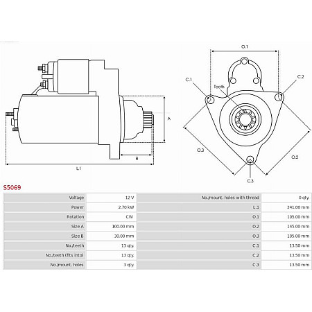 Electromotor AS-PL S5069