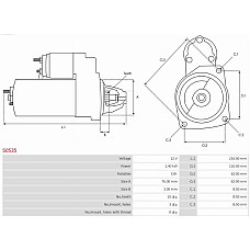 Electromotor FIAT DUCATO (250_, 290_), Autobuz, 07.2006 - AS-PL S0535
