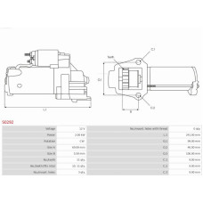 Electromotor BMW 1 (E88), Sabrioleta, 12.2007 - 12.2013 AS-PL S0292