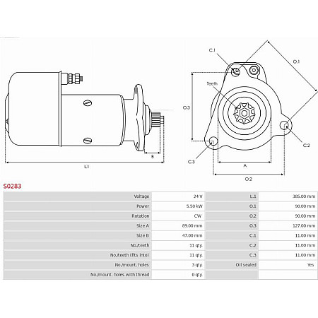 Electromotor AS-PL S0283
