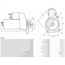 Electromotor CITROEN C5 II (RC_), Hatchback, 08.2004 - AS-PL S3029