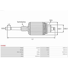 Armatura,demaror AS-PL SA0060