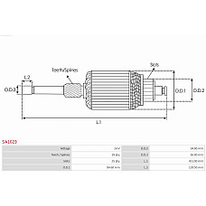 Armatura,demaror AS-PL SA1023
