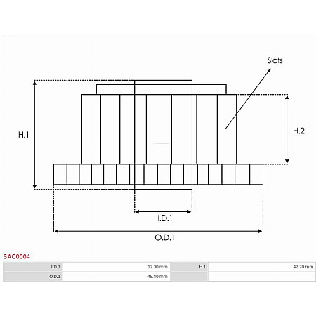 Armatura,demaror AS-PL SAC0004