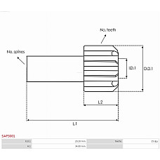 Armatura,demaror AS-PL SAP3001