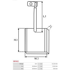Perie, electromotor AS-PL SB5022