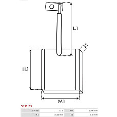 Perie, electromotor AS-PL SB3010S