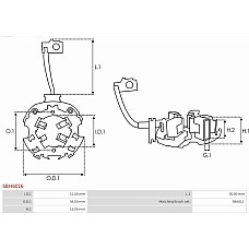 Suport perii AS-PL SBH6016