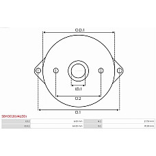 Capac soc,carburator AS-PL SBH3018(VALEO)