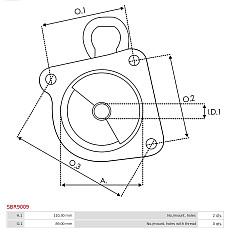 Capac soc,carburator AS-PL SBR9009