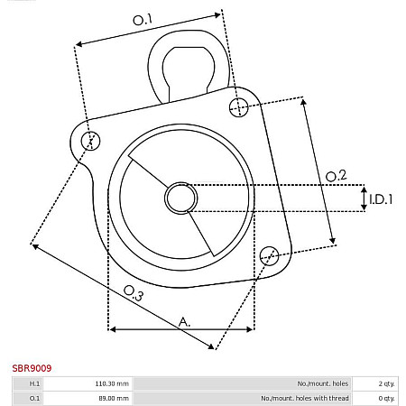 Capac soc,carburator AS-PL SBR9009