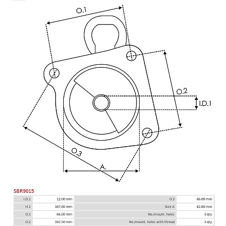 Capac soc,carburator AS-PL SBR9015