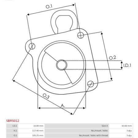 Capac soc,carburator AS-PL SBR5012