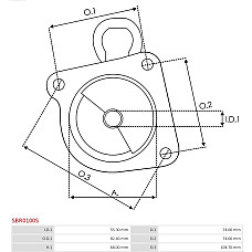 Capac soc,carburator AS-PL SBR0100S