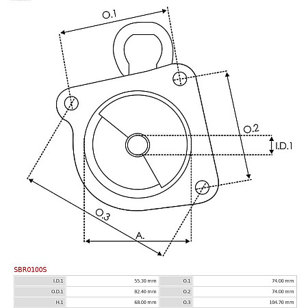 Capac soc,carburator AS-PL SBR0100S