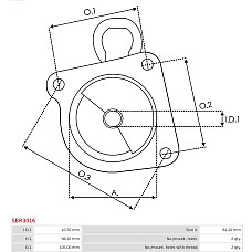 Capac soc,carburator AS-PL SBR3016