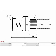 Pinion electromotor AS-PL SD5031