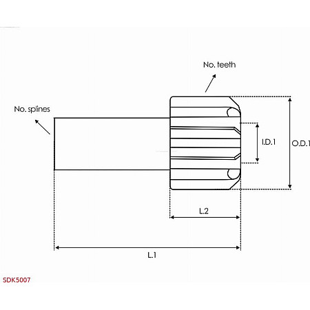 Chit reparatie, demaror AS-PL SDK5007