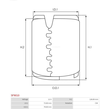 Bobina cuplaj, demaror AS-PL SF9010