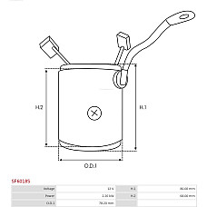 Bobina cuplaj, demaror AS-PL SF6018S