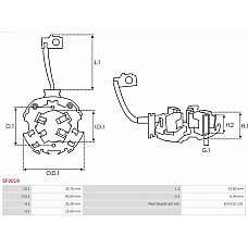 Suport perii AS-PL SF0019