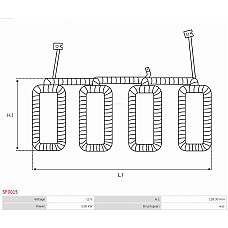 Bobina cuplaj, demaror AS-PL SF0015