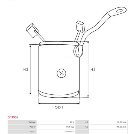 Bobina cuplaj, demaror AS-PL SF3006