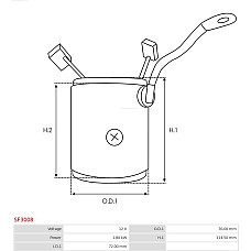 Bobina cuplaj, demaror AS-PL SF3008