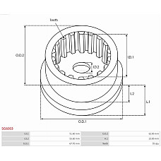 Chit reparatie, demaror AS-PL SG6003