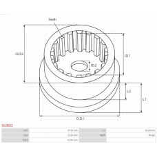 Chit reparatie, demaror AS-PL SG3022