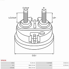 Chit reparatie, demaror AS-PL SP0030