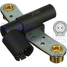 Senzor impulsuri. arbore cotit Senzor pozitie arbore cotit AUDI A4 B7 DACIA LOGAN LOGAN MCV RENAULT CLIO II ESPAC RENAULT THALIA II (LU_), Sedan, 09.2008 - Delphi SS10889