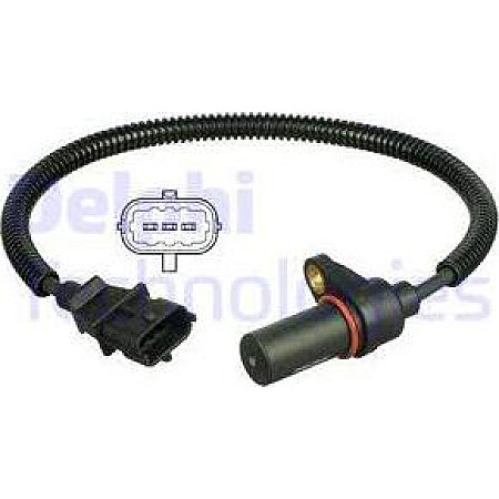 Senzor impulsuri. arbore cotit Senzor pozitie arbore cotit HYUNDAI ACCENT II ELANTRA III GETZ GRANDEUR HIGHWAY I3 HYUNDAI SANTA FE I (SM), Crossover, 11.2000 - 03.2006 Delphi SS11049