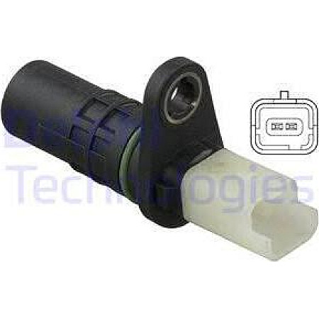 Senzor impulsuri. arbore cotit Camshaft position sensor NISSAN NV400 PRIMASTAR QASHQAI I X-TRAIL X-TRAIL II X-TRAIL III OP RENAULT MEGANE II (KM0/1_), Turism, 08.2003 - 08.2012 Delphi SS11051