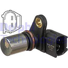Senzor impulsuri. arbore cotit Senzor pozitie arbore cotit MAZDA 6 MPV II TOYOTA 4 RUNNER III HIACE IV LAND CRUIS TOYOTA 4 RUNNER III (_N18_), Crossover, 11.1995 - 07.2003 Delphi SS11257